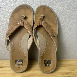 Cushion by Reef Flip-Flop Sandal SHOE Brown Women's Size 10
